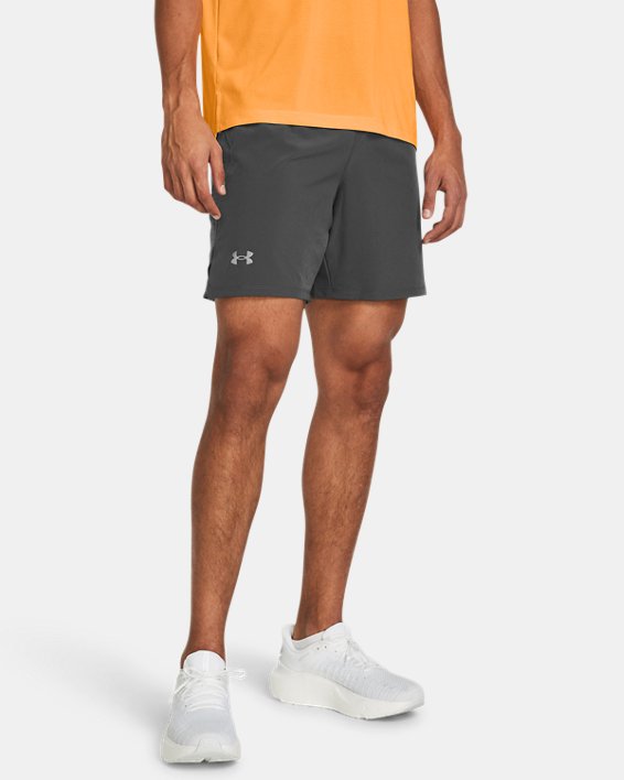 Men's UA Launch Elite 7'' Shorts, Gray, pdpMainDesktop image number 0